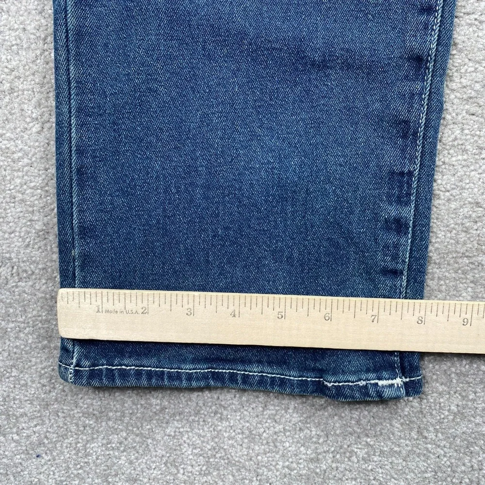 True Religion Ricky Relaxed Straight Jeans Mens 36 Blue Dark Woodland Wash NWT